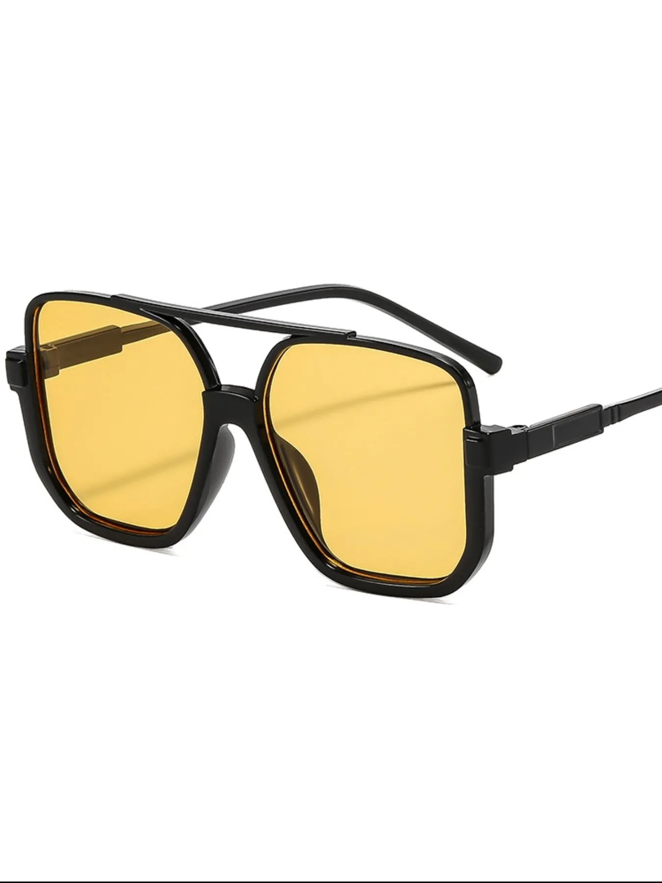 Fashorio styleC / One Size Oversized Square Frame Fashion Sunglasses