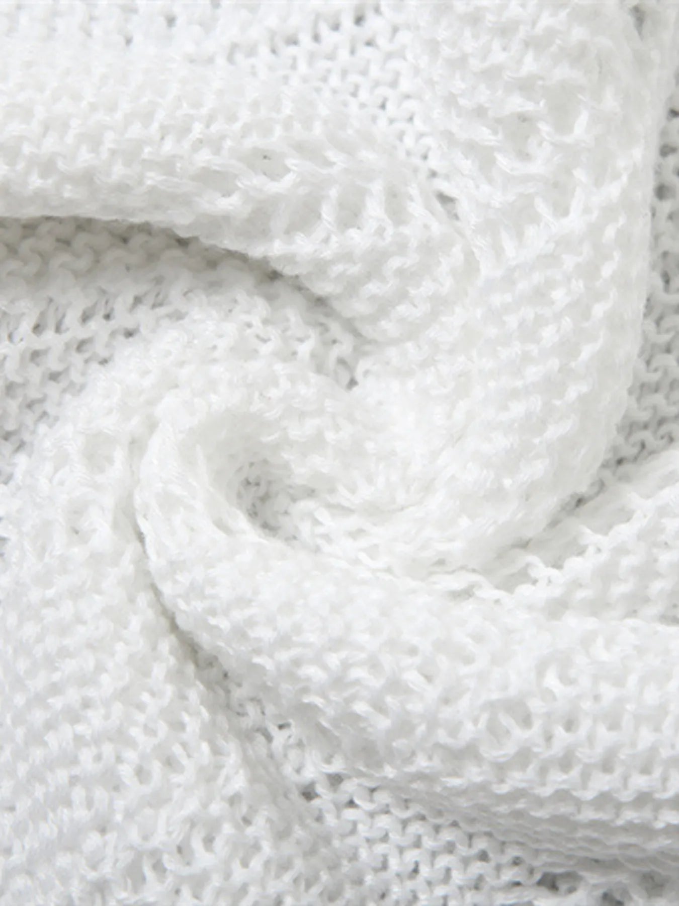 Fashorio Sweater Dresses Openwork Halter Neck Maxi Sweater Dress