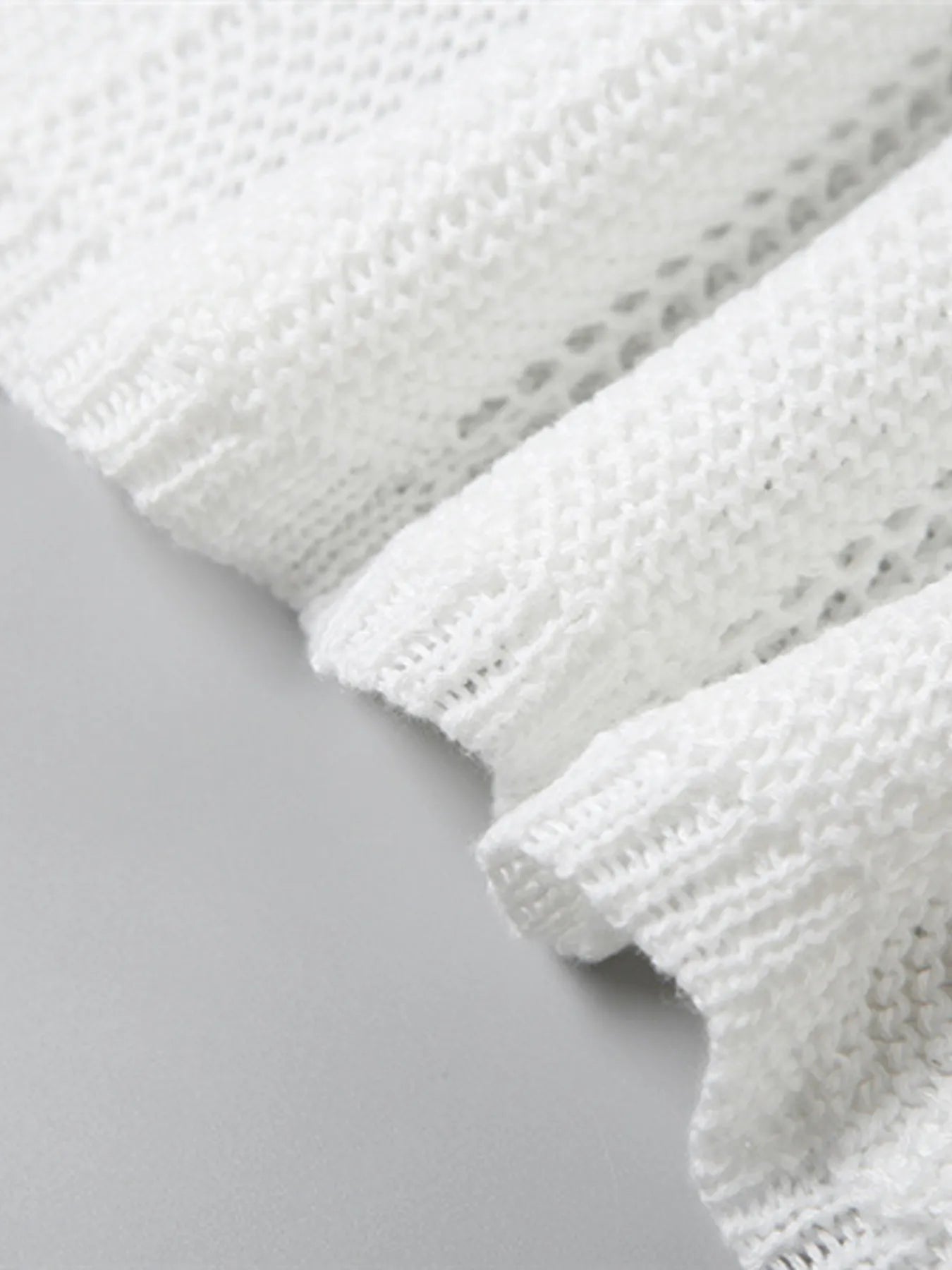 Fashorio Sweater Dresses Openwork Halter Neck Maxi Sweater Dress