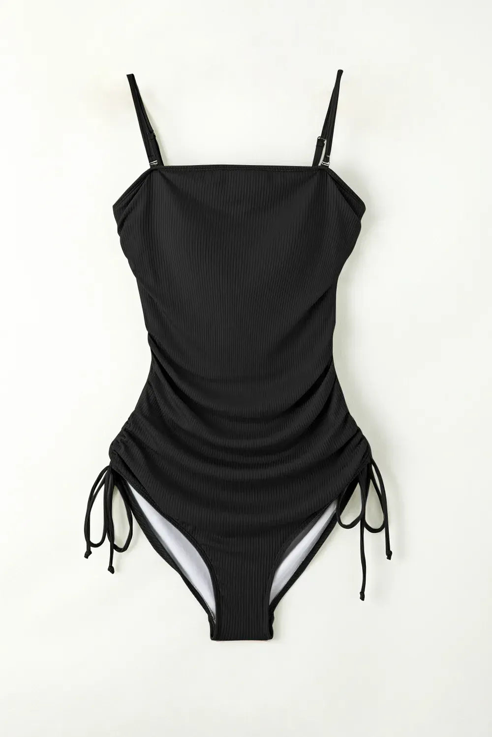 Fashorio Swimwear Drawstring Spaghetti Strap One-Piece Swimwear