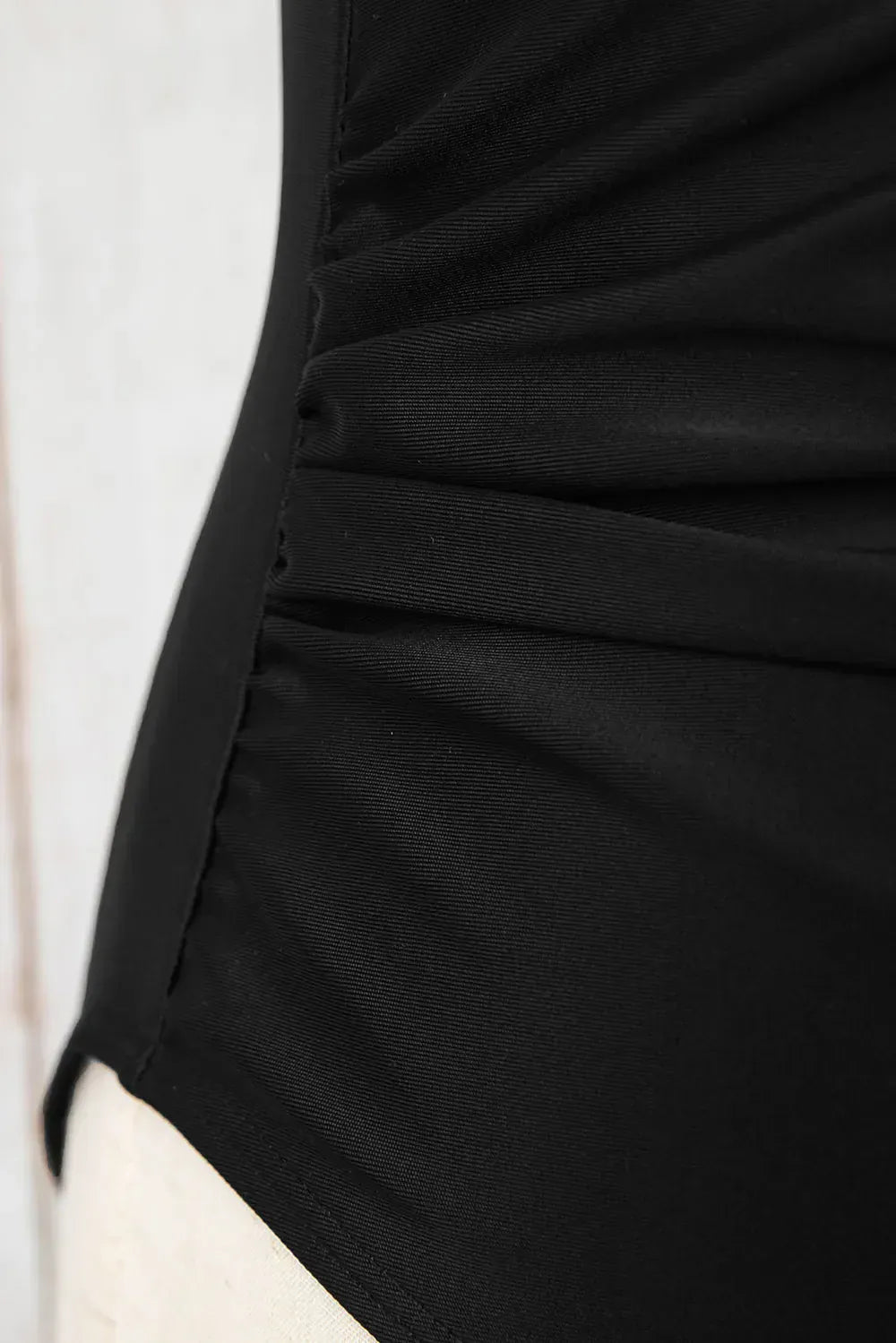 Fashorio Swimwear Leopard V-Neck Wide Strap One-Piece Swimwear