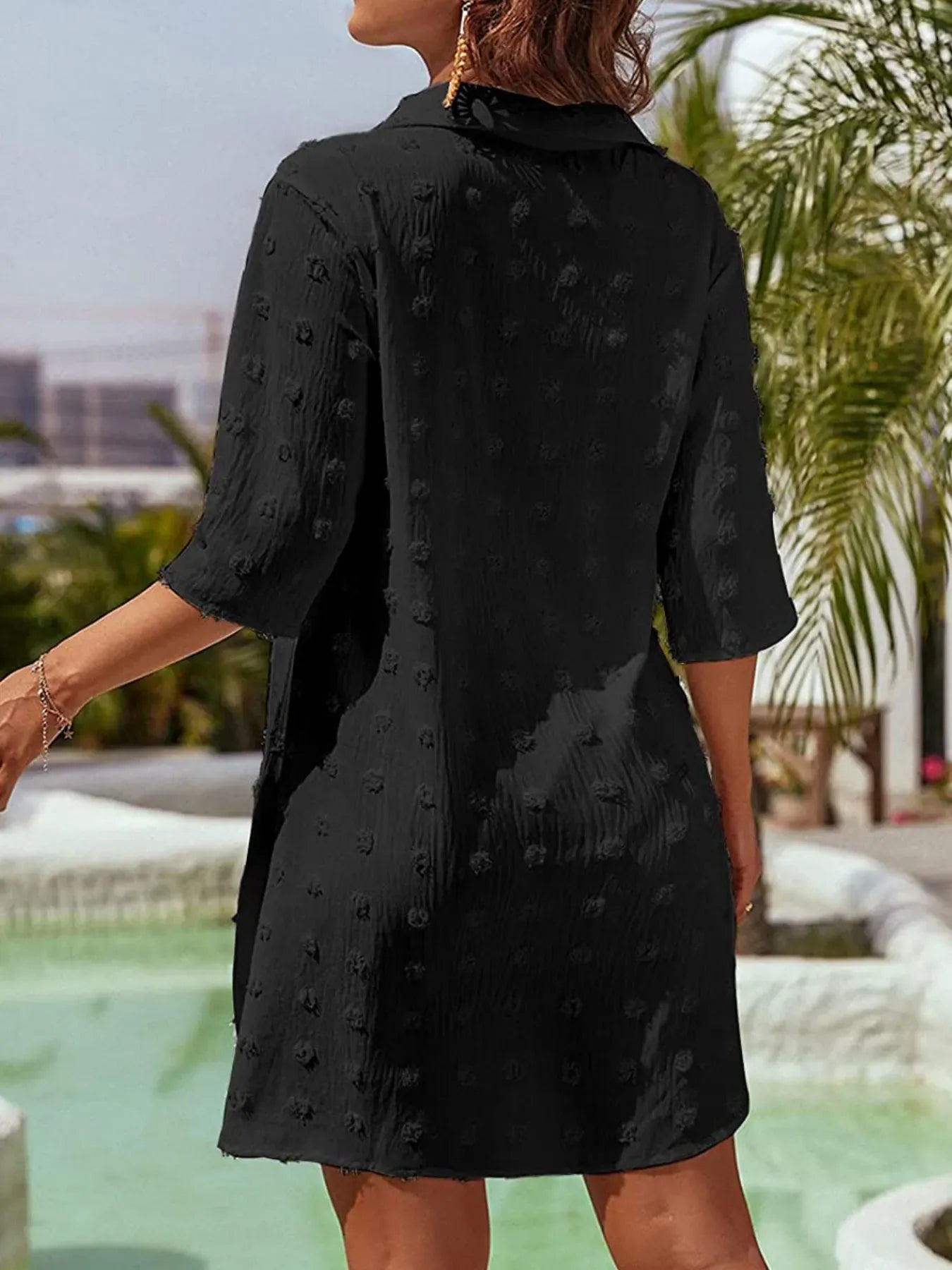 Fashorio Swiss Dot Cover-Up