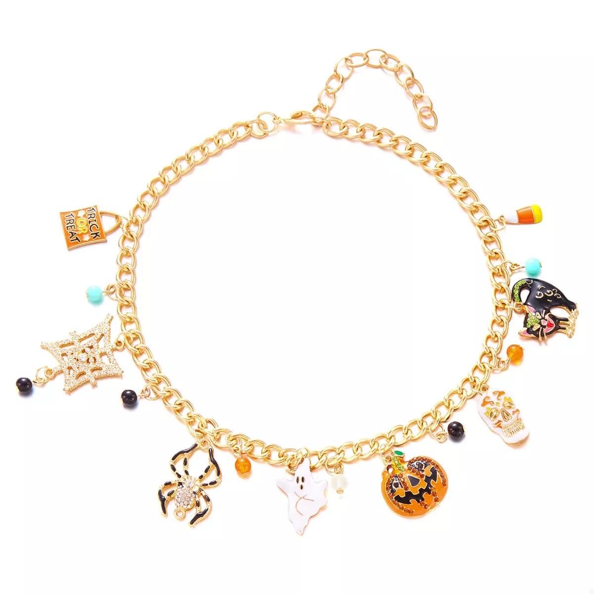 Fashorio Tangerine / One Size Halloween Charm Necklace with Festive Pendant Collection