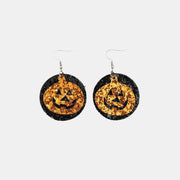 Fashorio Tangerine / One Size PU Leather Pumpkin Earrings