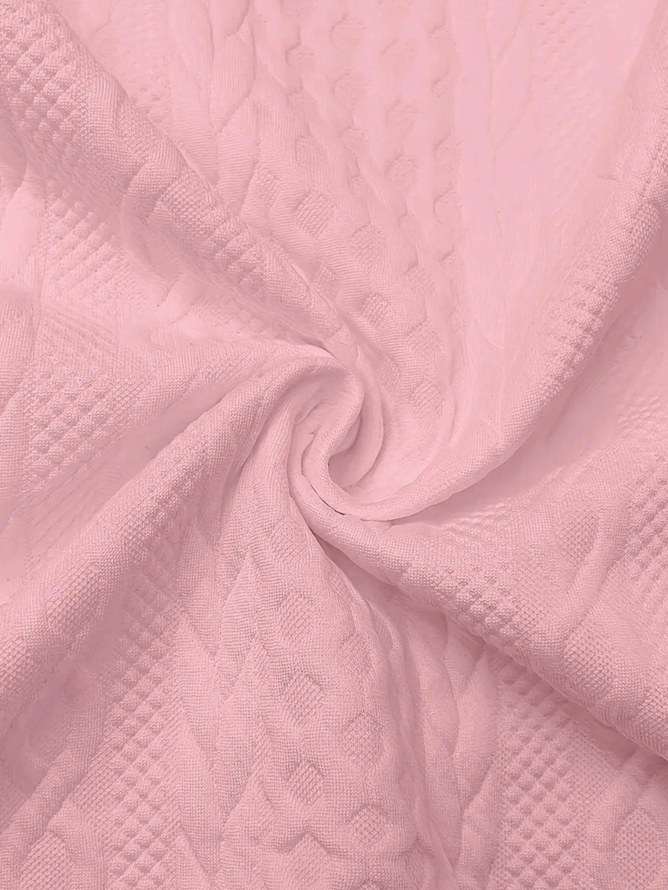 Fashorio Texture Zip Up Long Sleeve Jacket