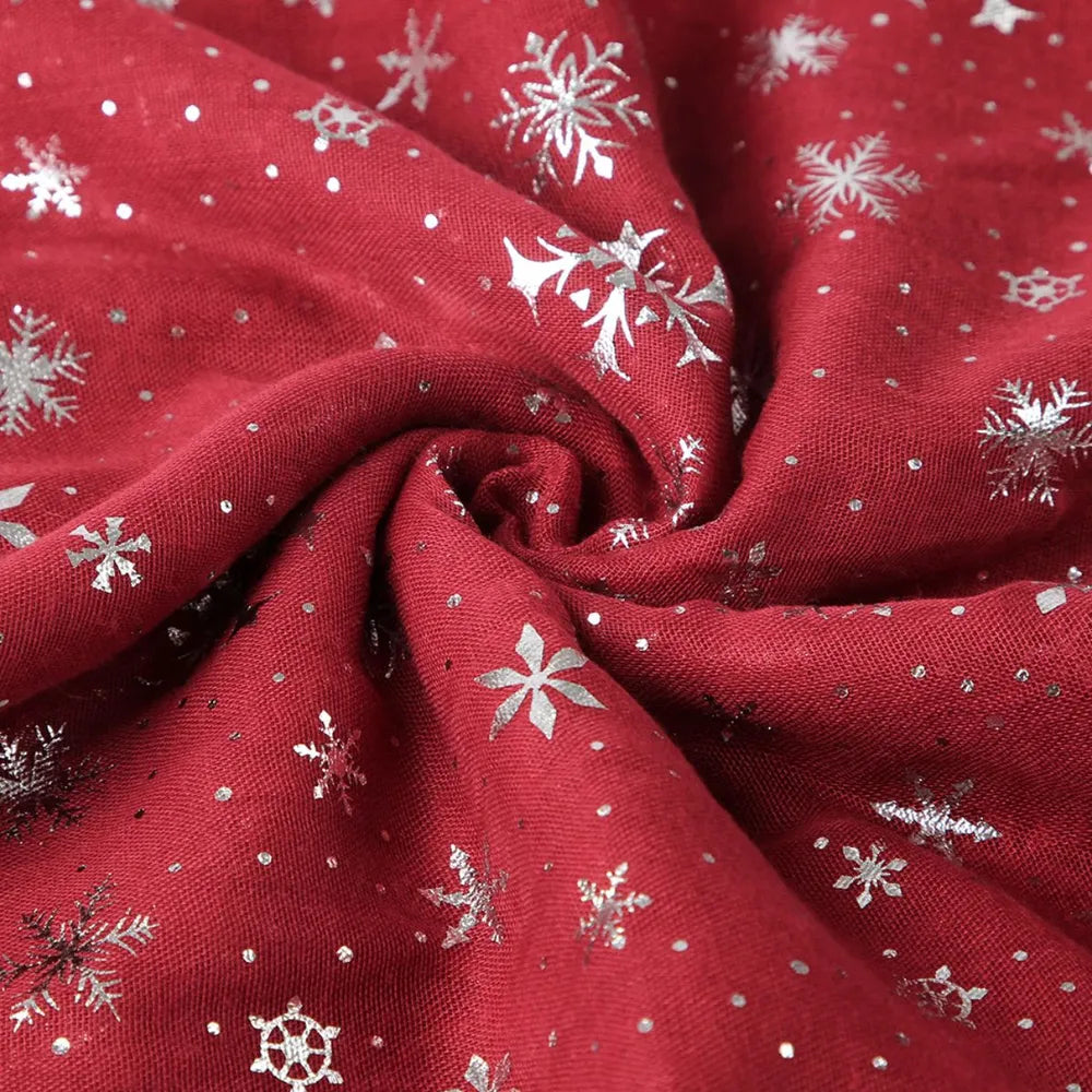 Fashorio Thermal Snowflakes Polyester Scarf