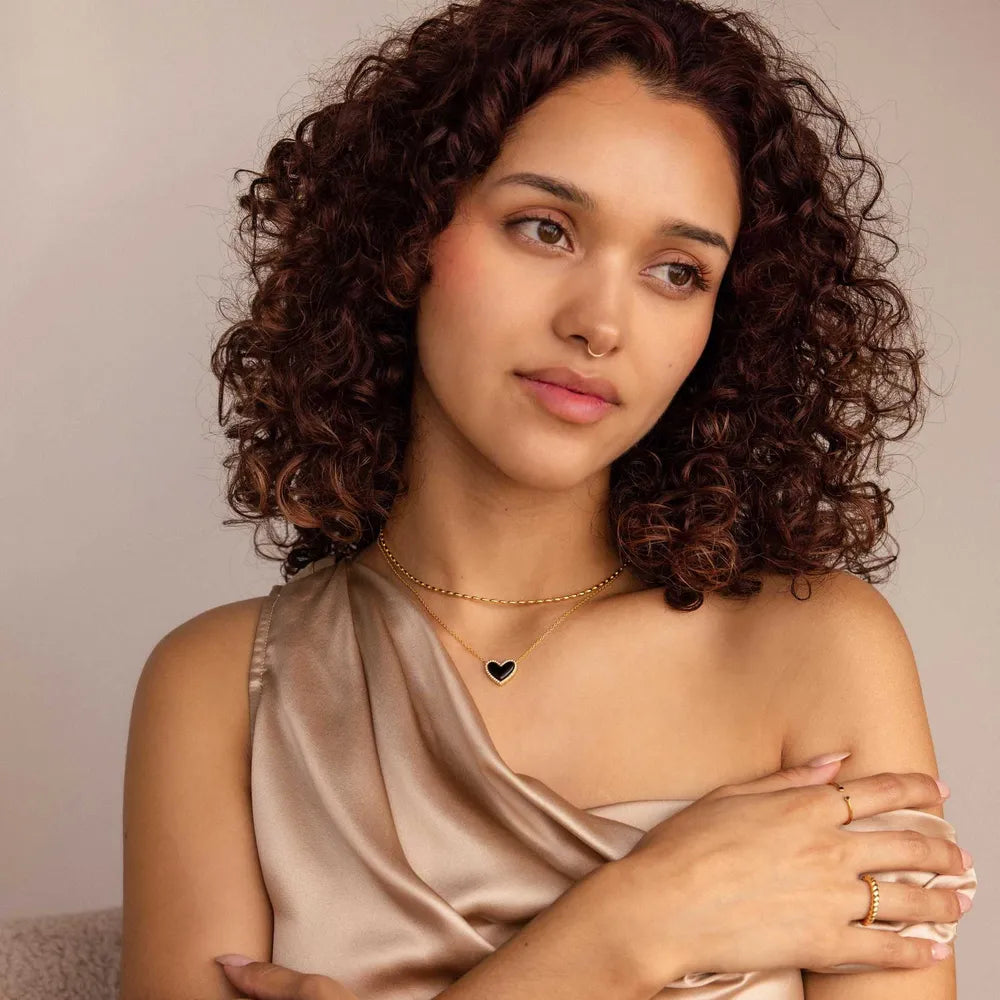 Fashorio Titanium Steel Beaded Necklace