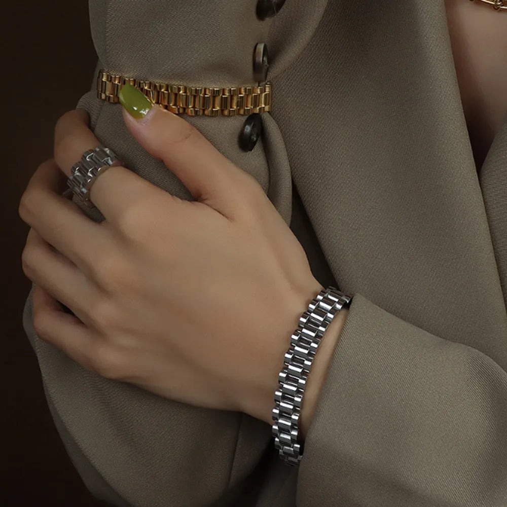 Fashorio Titanium Steel Chain Bracelet