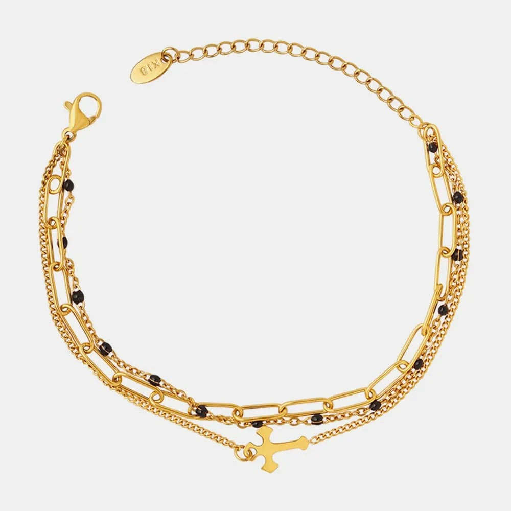 Titanium Steel Three-Layered Bracelet - Fashorio
