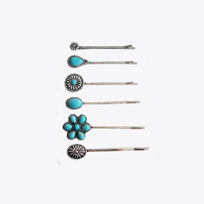 Fashorio Turquoise Alloy Hairpin