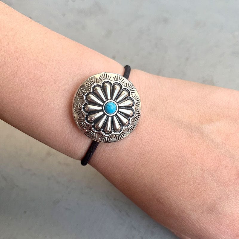 Fashorio Turquoise Round Shape Hair Rope