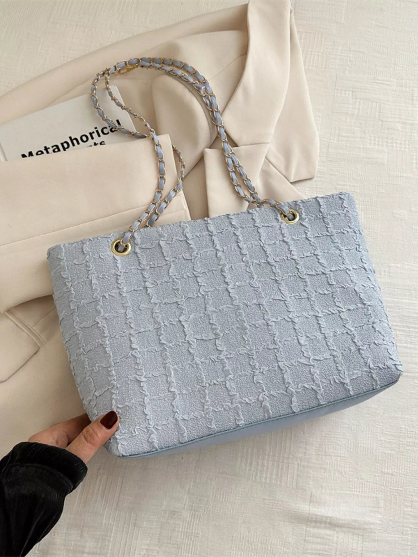 Fashorio Tweed Chain Shoulder Bag