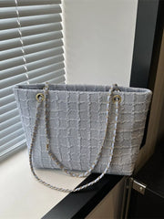Fashorio Tweed Chain Shoulder Bag