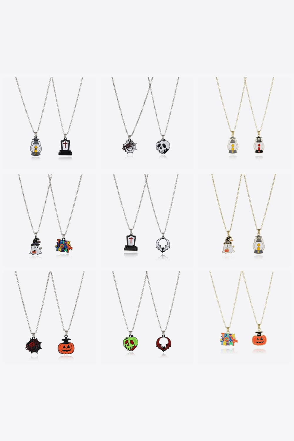 Fashorio Two-Piece Halloween Theme Necklace Set