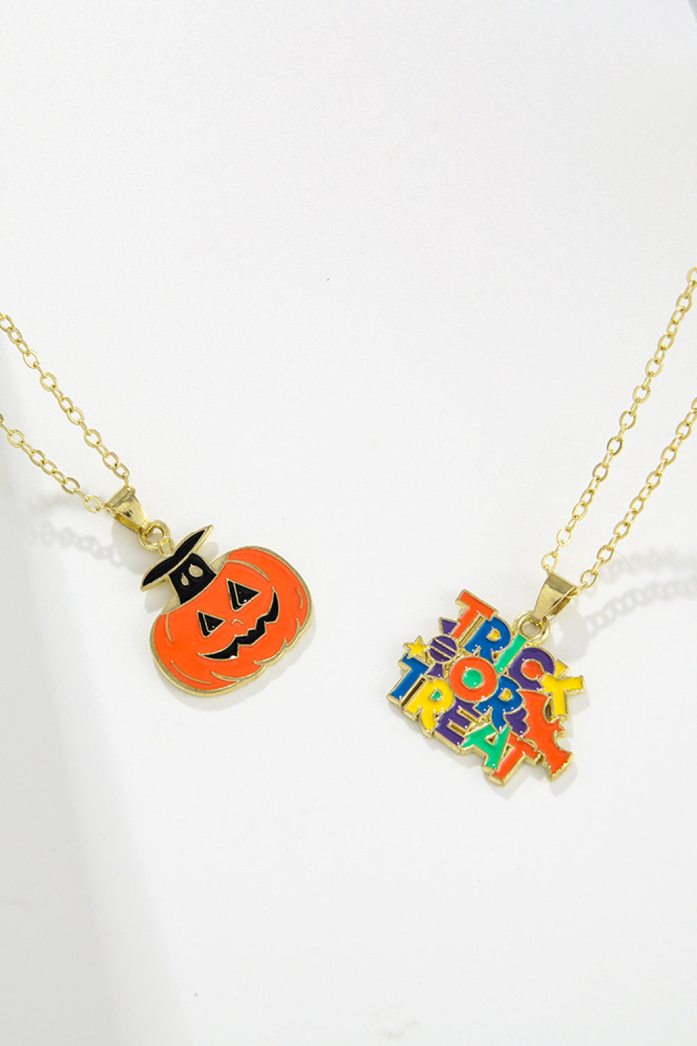 Fashorio Two-Piece Halloween Theme Necklace Set