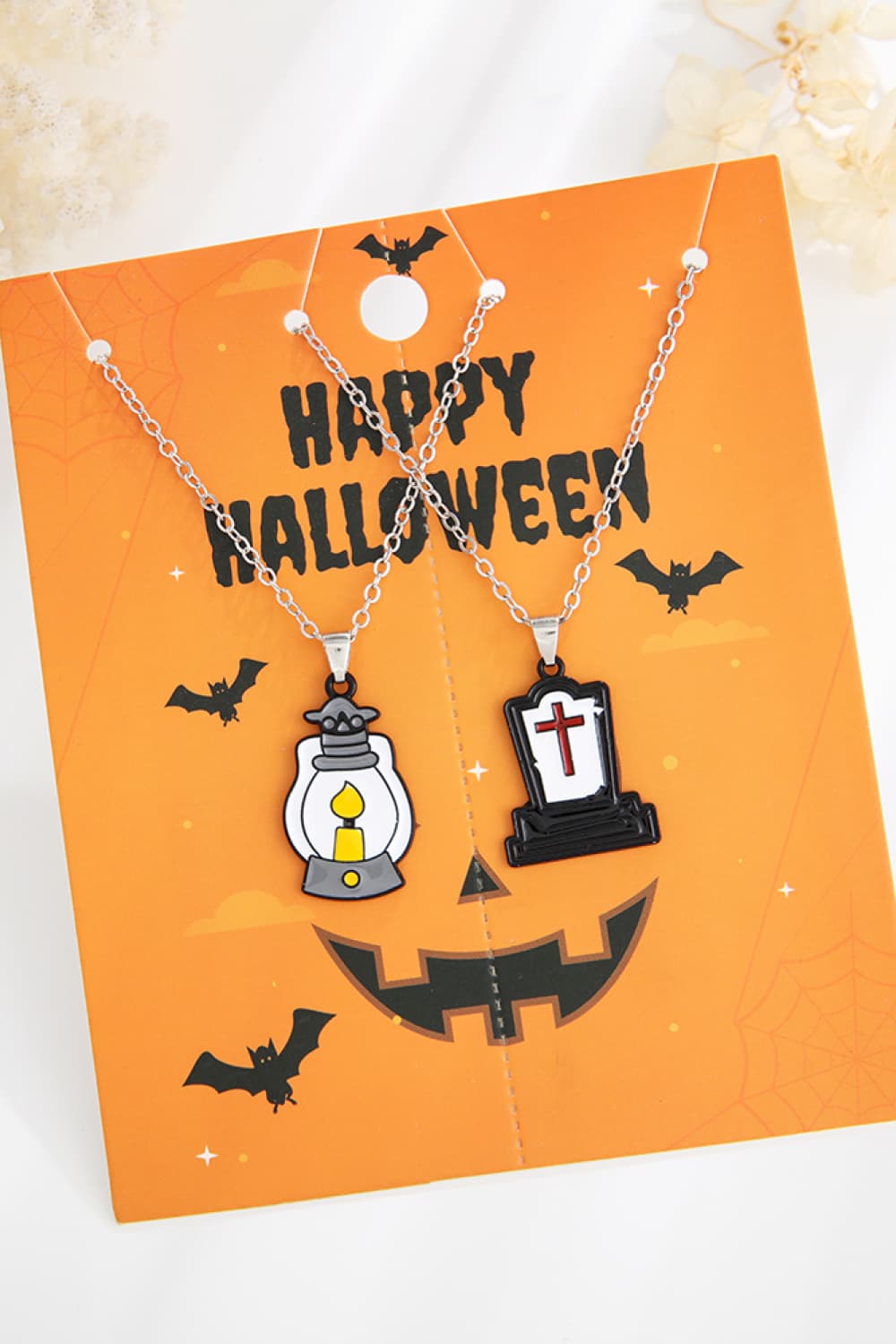 Fashorio Two-Piece Halloween Theme Necklace Set