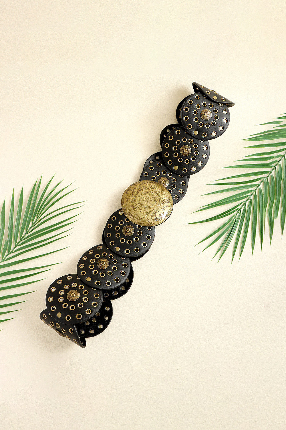 Fashorio Vintage PU Leather Wide Belt