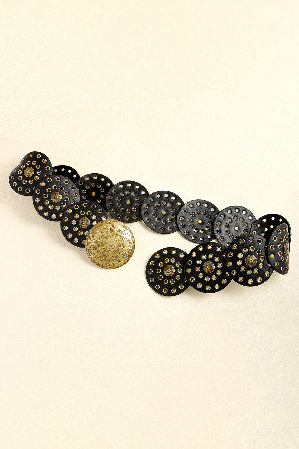 Fashorio Vintage PU Leather Wide Belt