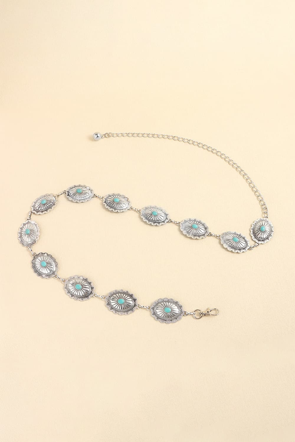 Fashorio Vintage Turquoise Alloy Belt