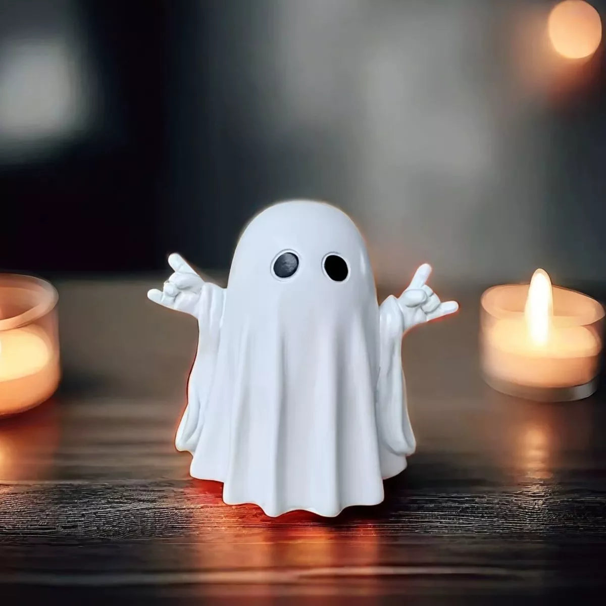 Fashorio White / One Size Halloween Ghost Decorative Ornament