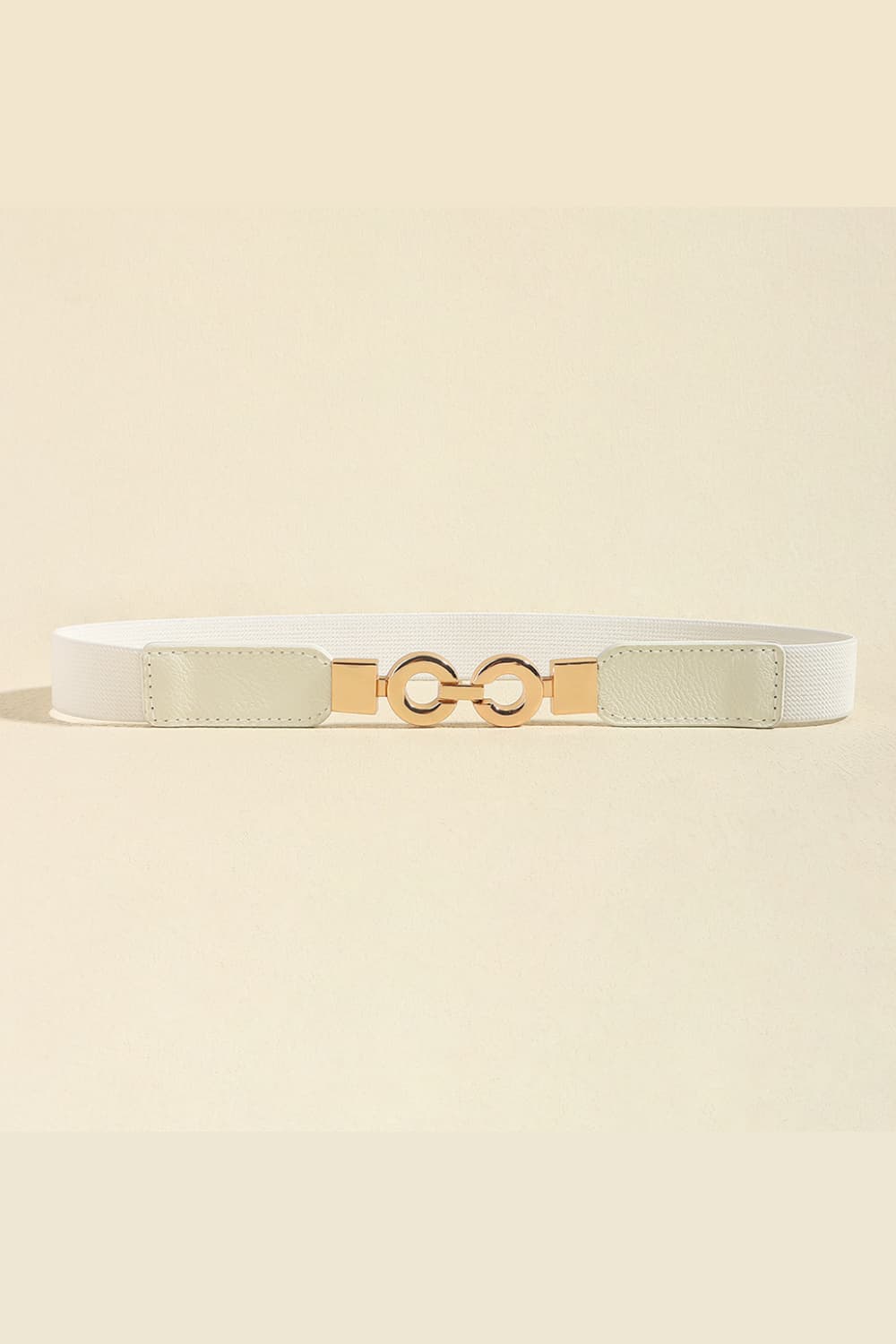Fashorio White / One Size PU Leather Belt