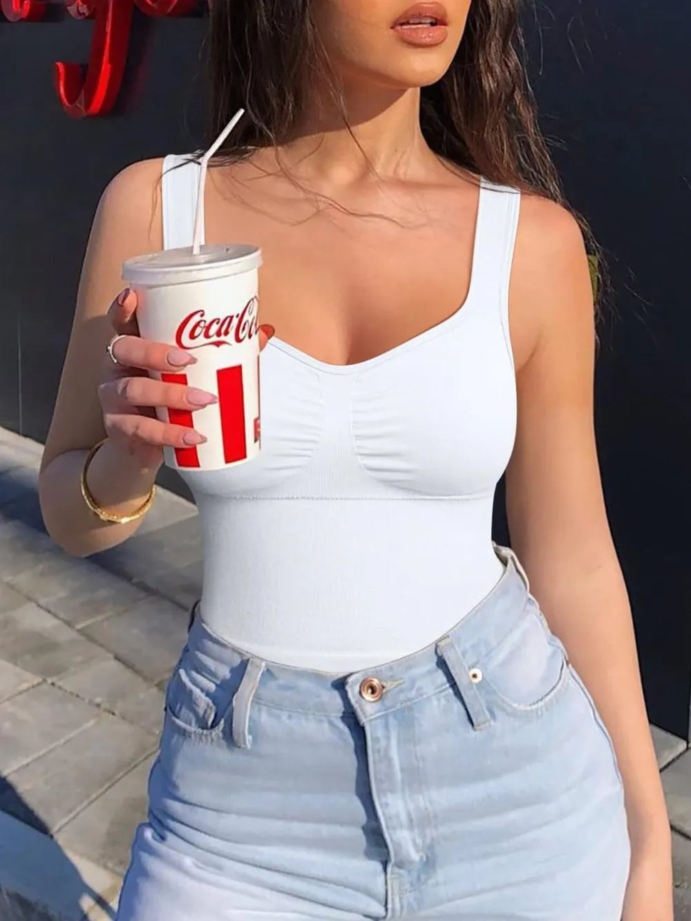 Fashorio Wide Strap Active Tank