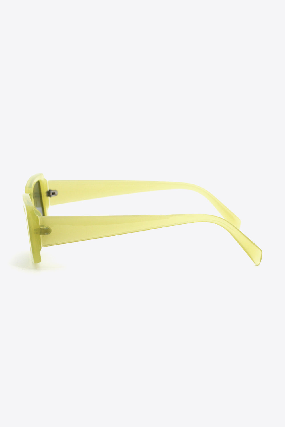 Fashorio Yellow Green / One Size UV400 Polycarbonate Rectangle Sunglasses