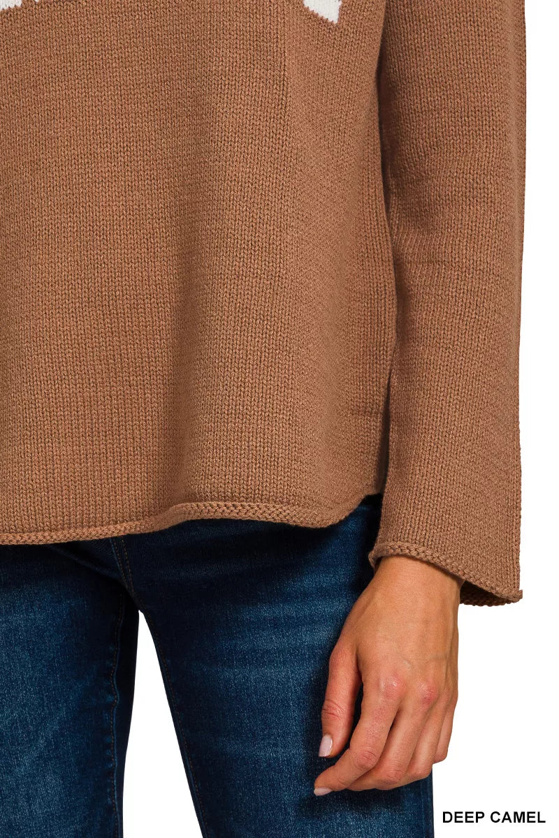 Fashorio Zenana Beach V Neck Sweater