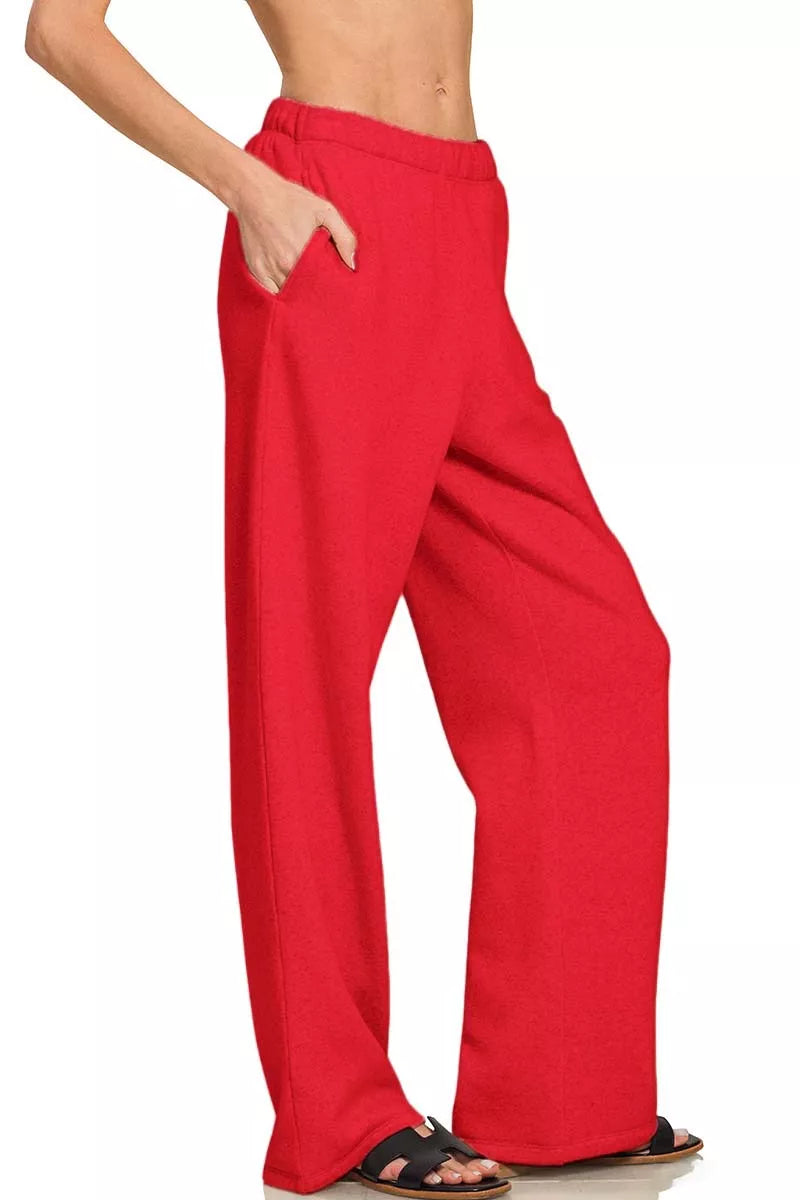 Fashorio Zenana Fleece Sweatpant with Pockets