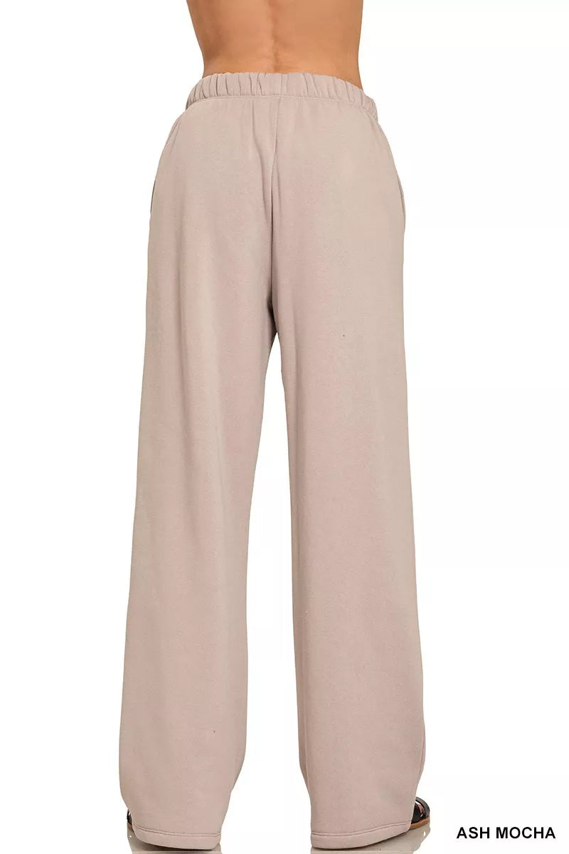 Fashorio Zenana Fleece Sweatpant with Pockets