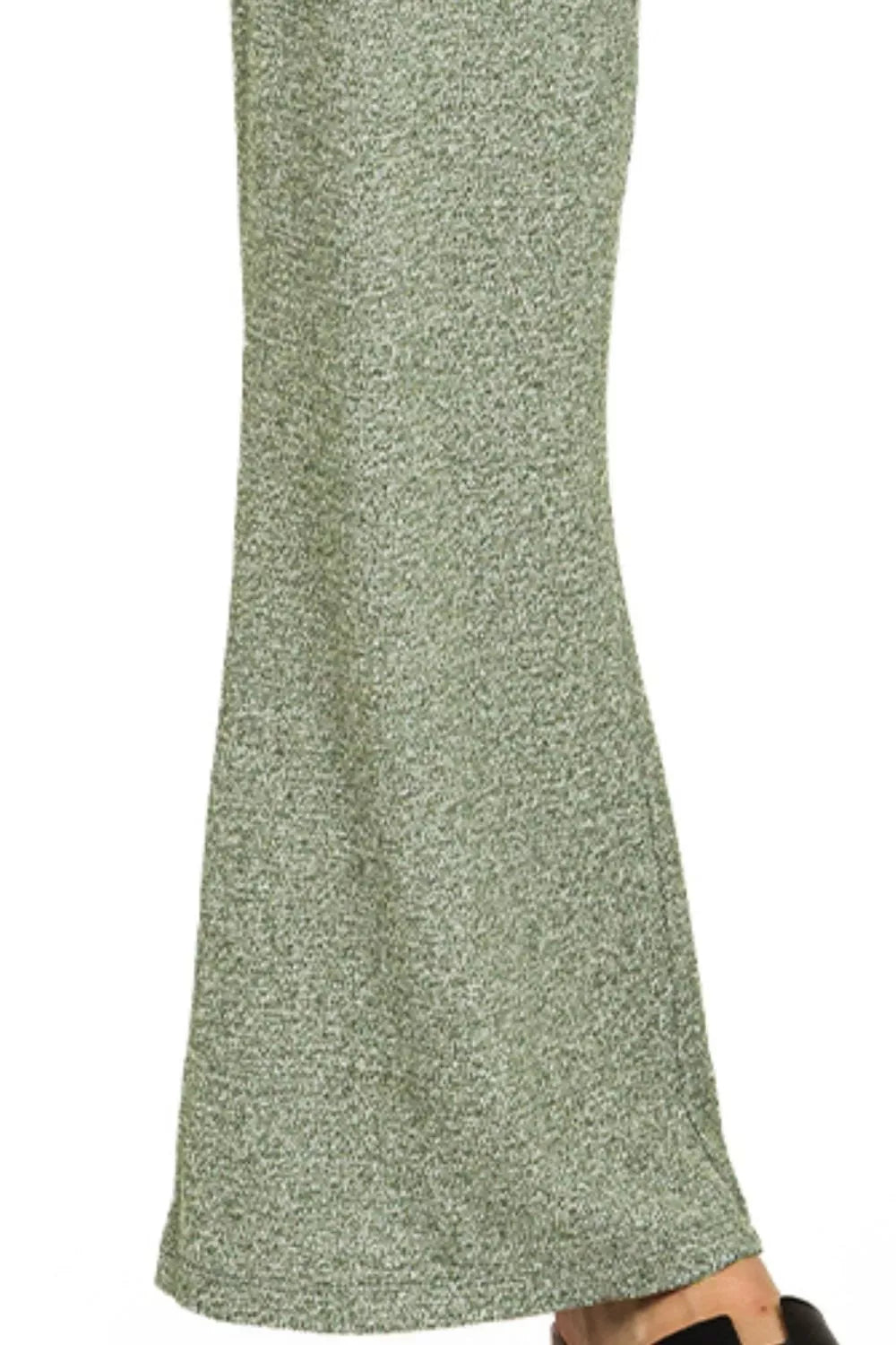 Fashorio Zenana Soft Elastic Waisted Flare Pants