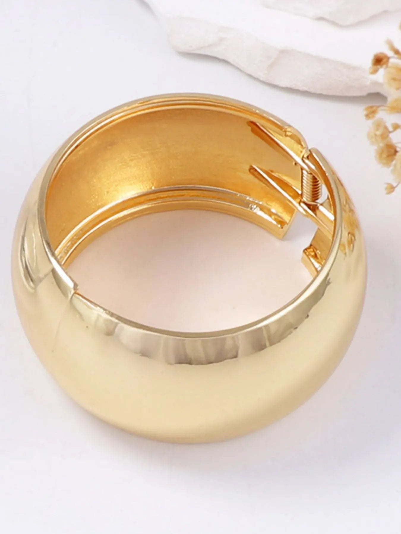 Fashorio Zinc Alloy Wide Band Cuff Bracelet