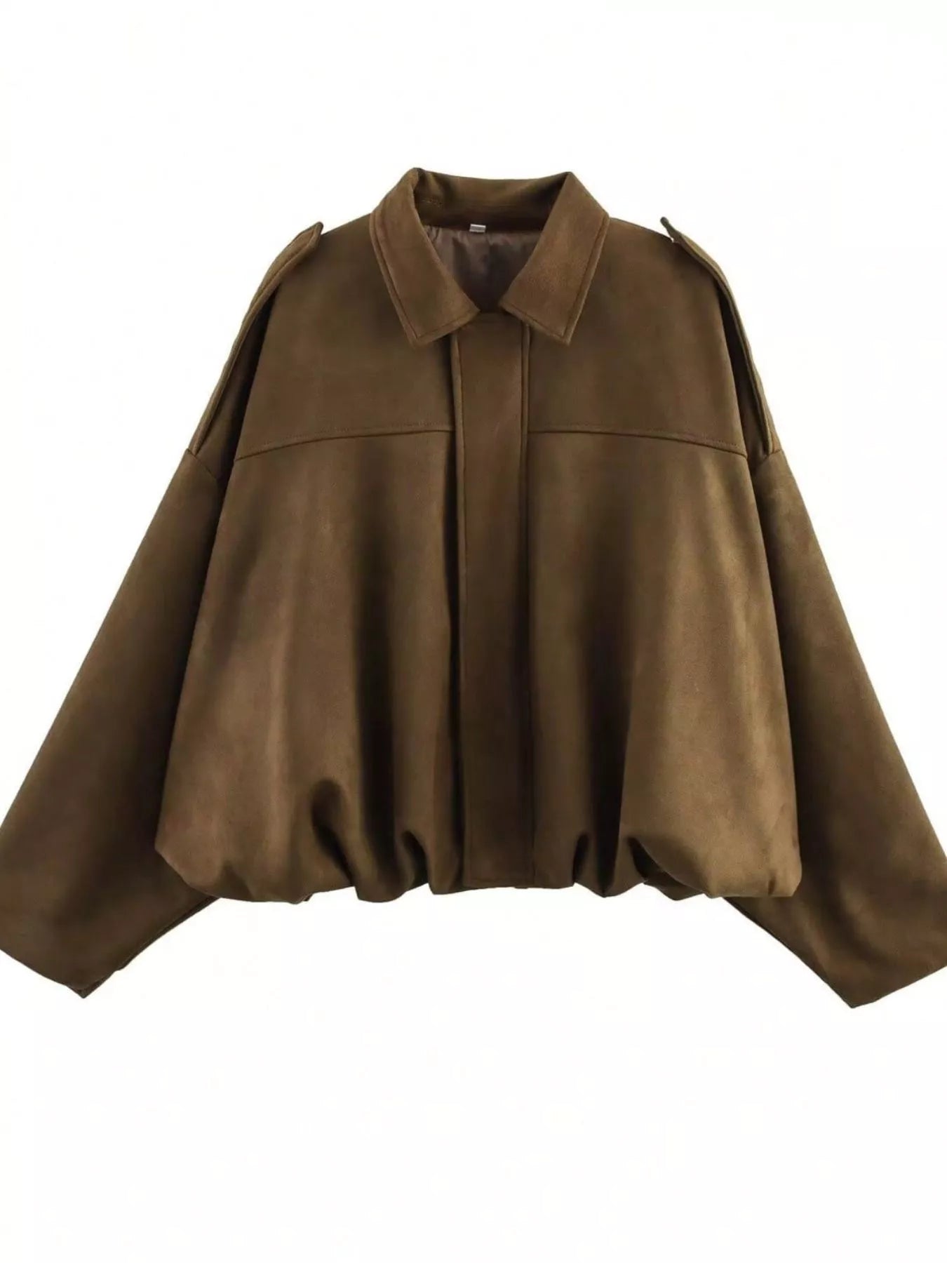 Fashorio Zip Up Oversized Jacket