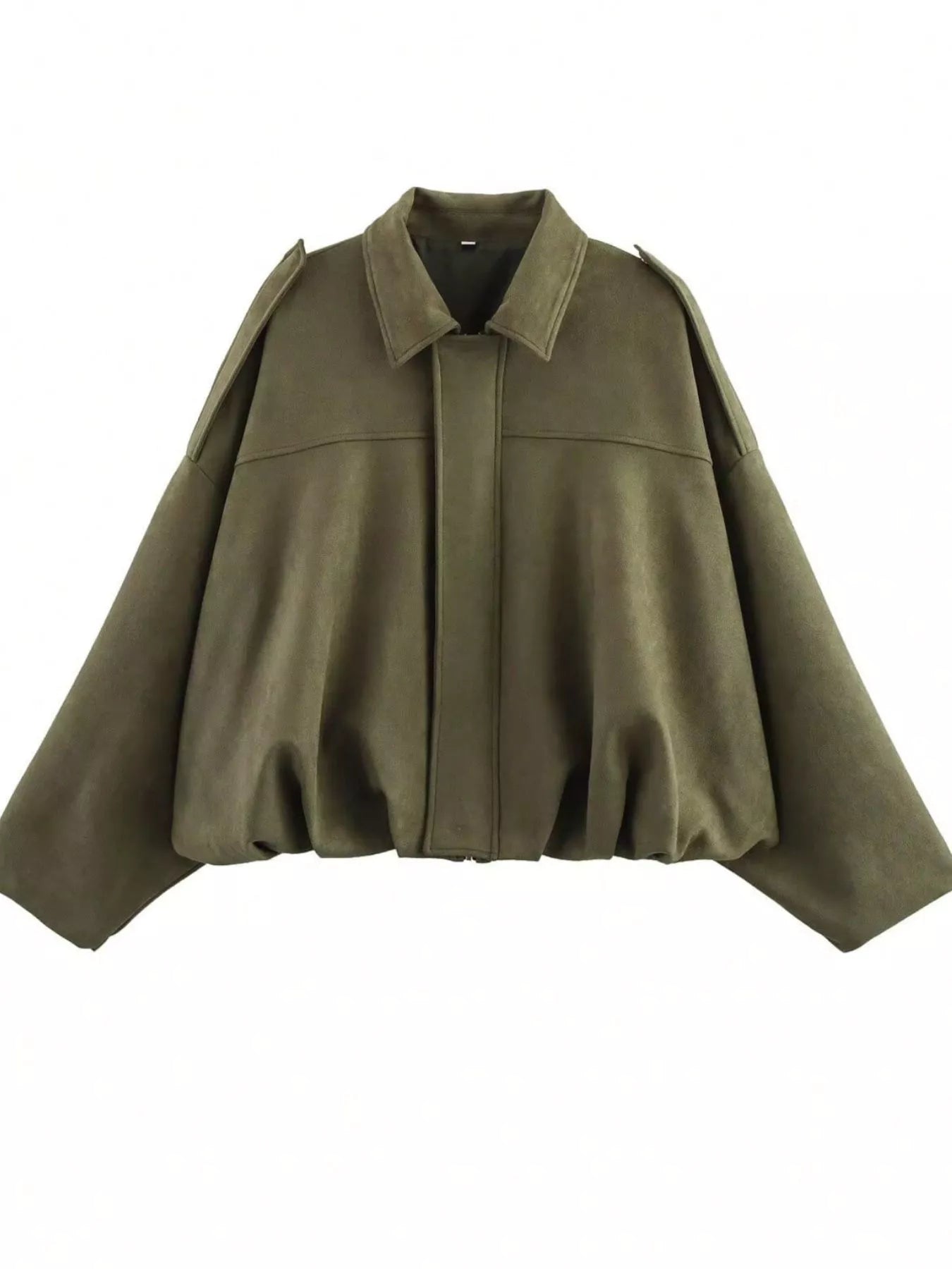 Fashorio Zip Up Oversized Jacket