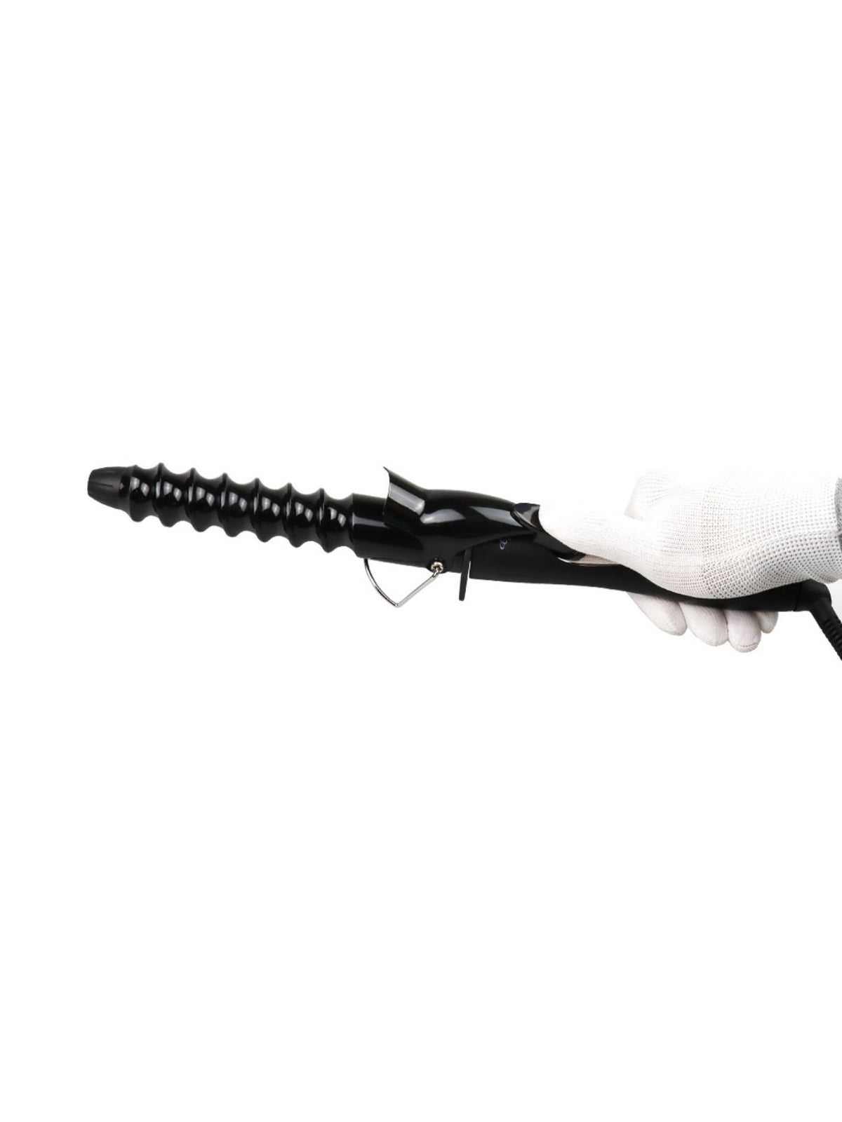 Curling wand full length view
