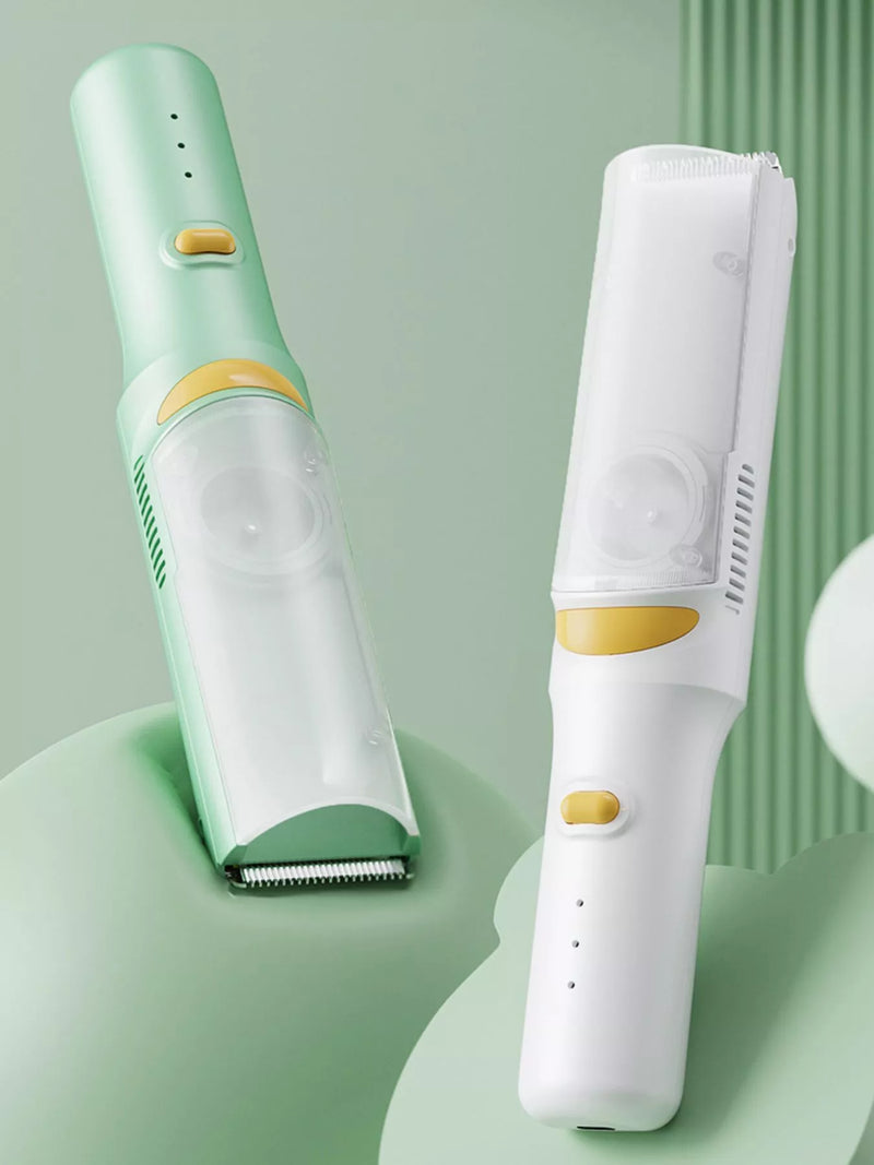 White cordless hair clipper front view