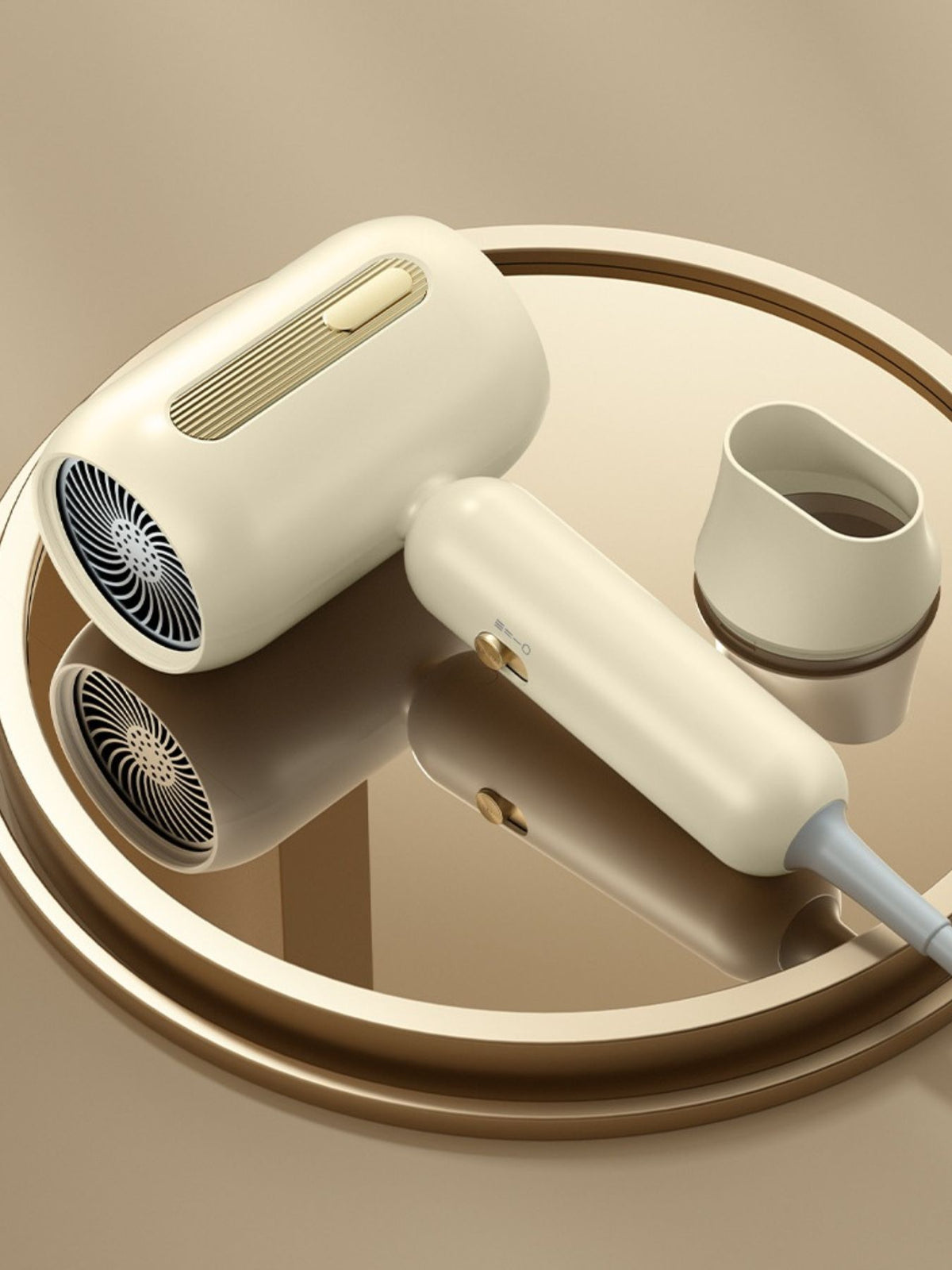 Hair dryer smooth styled result