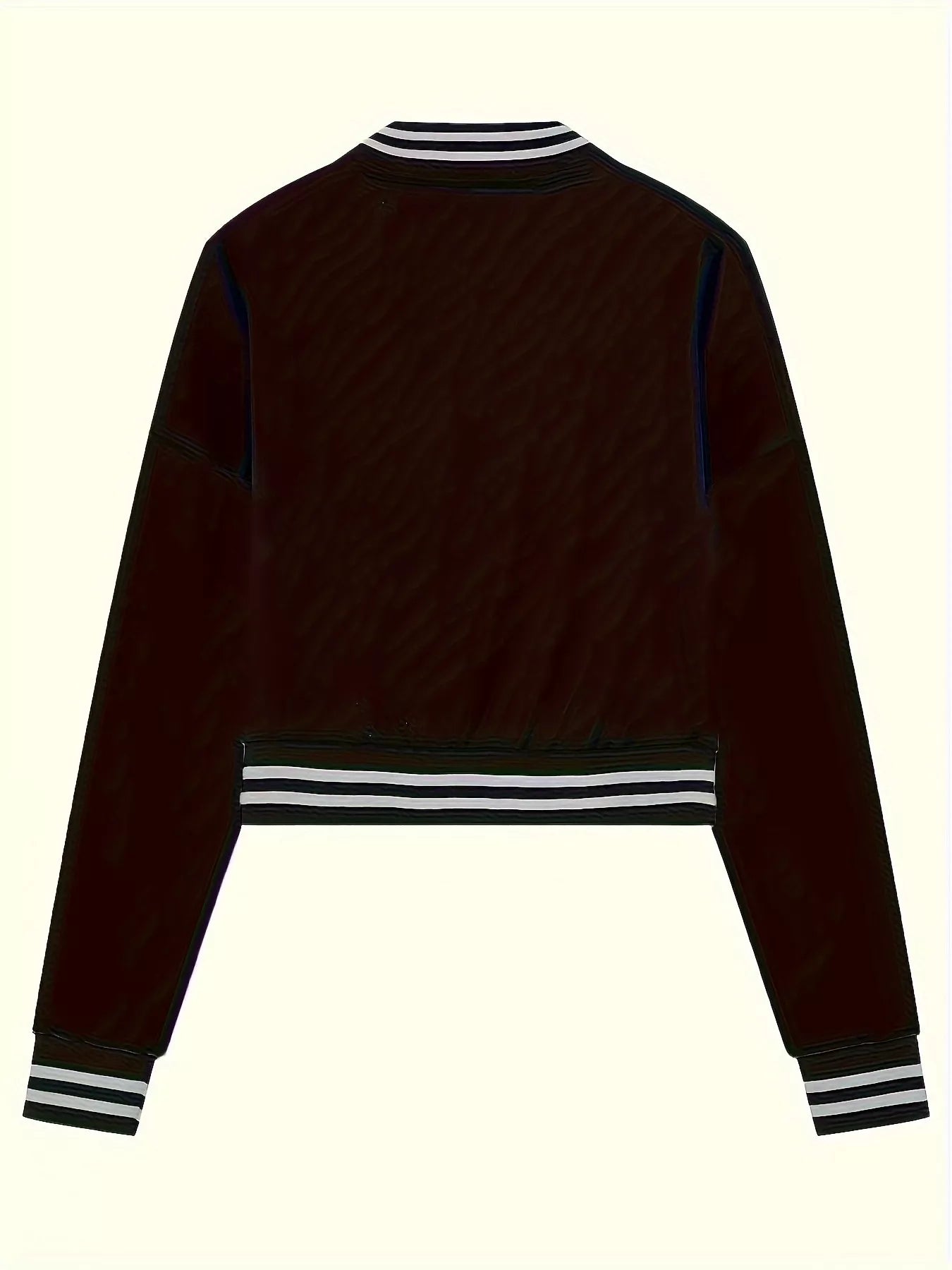 Snap Down Long Sleeve Jacket - Fashorio