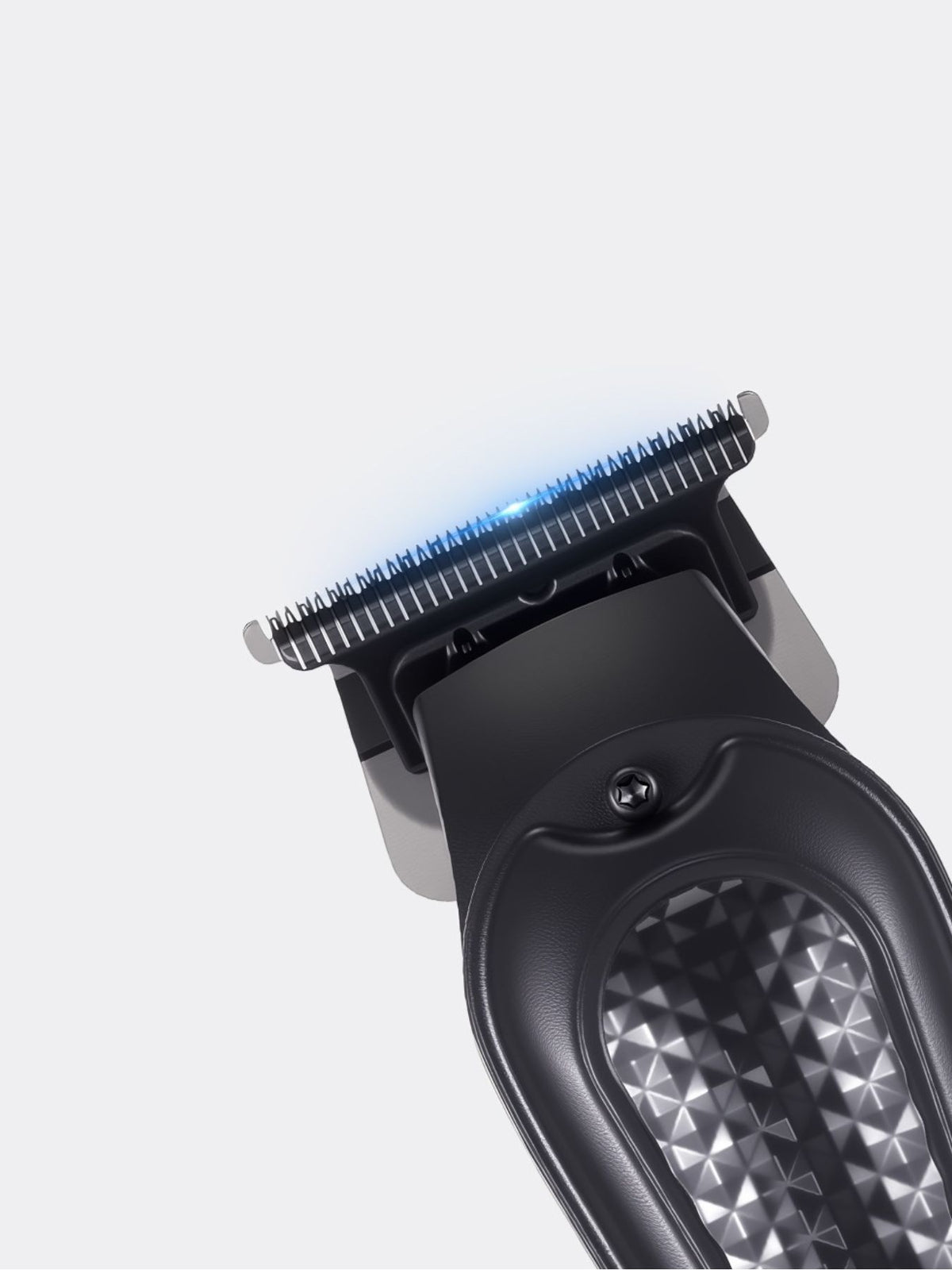 Hair clipper LED display close up