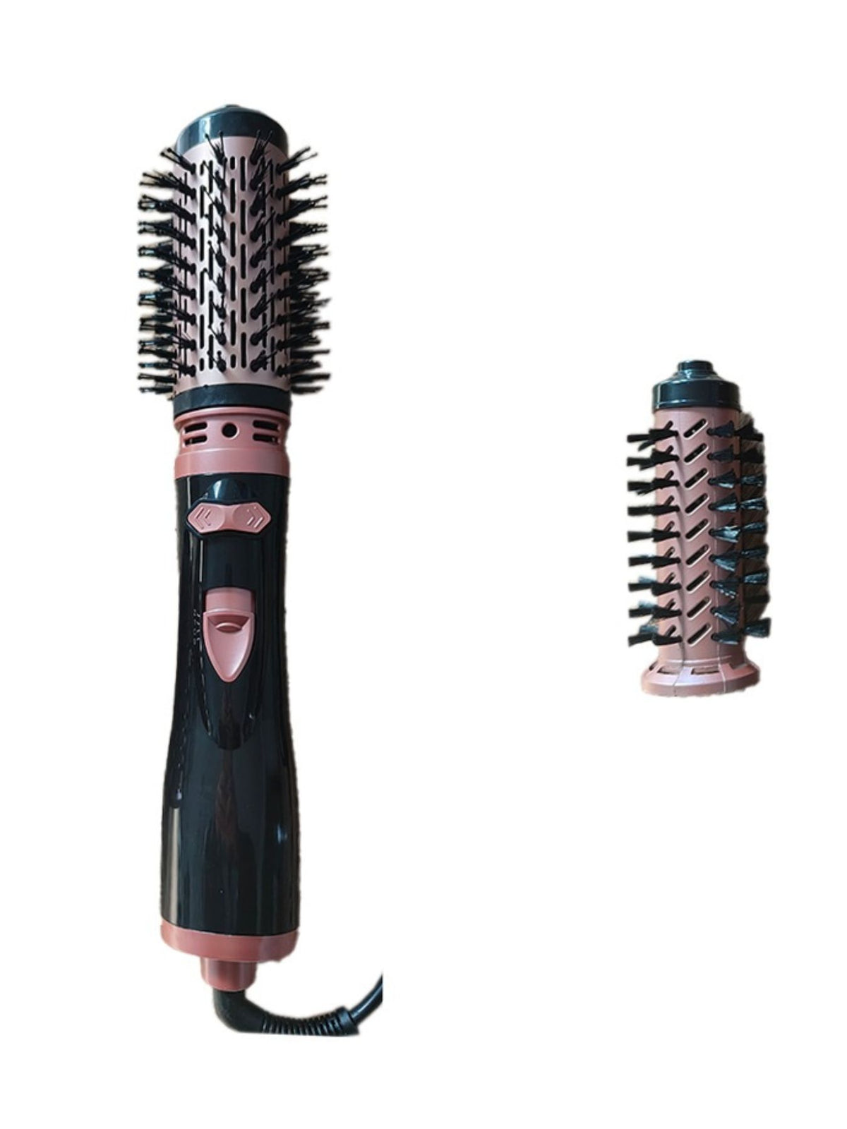 Hot air brush volumizing hair