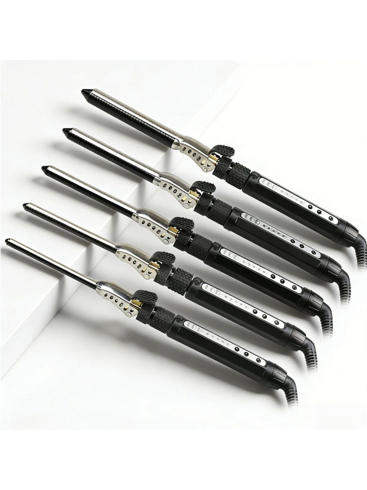 Curling iron temperature display