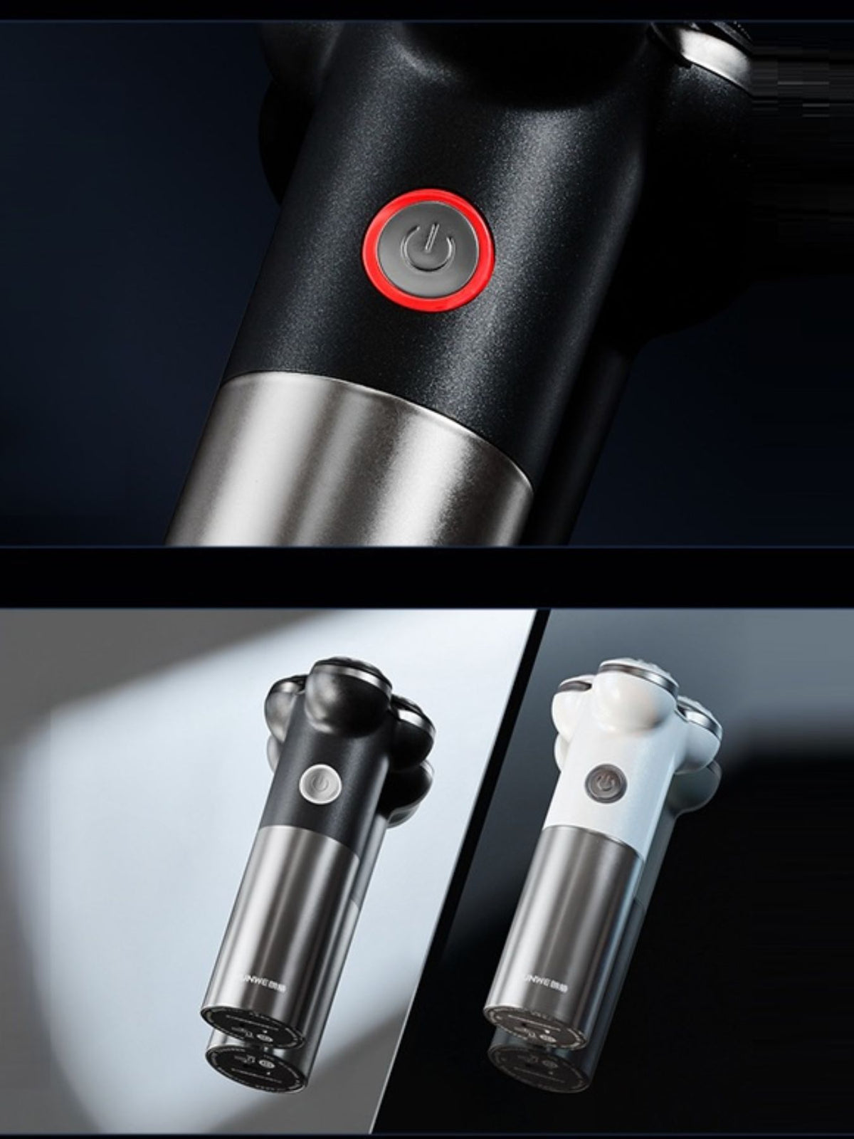 Rotary shaver waterproof body detail