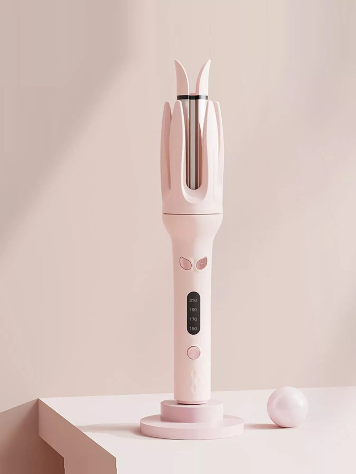 Curling iron with power cord