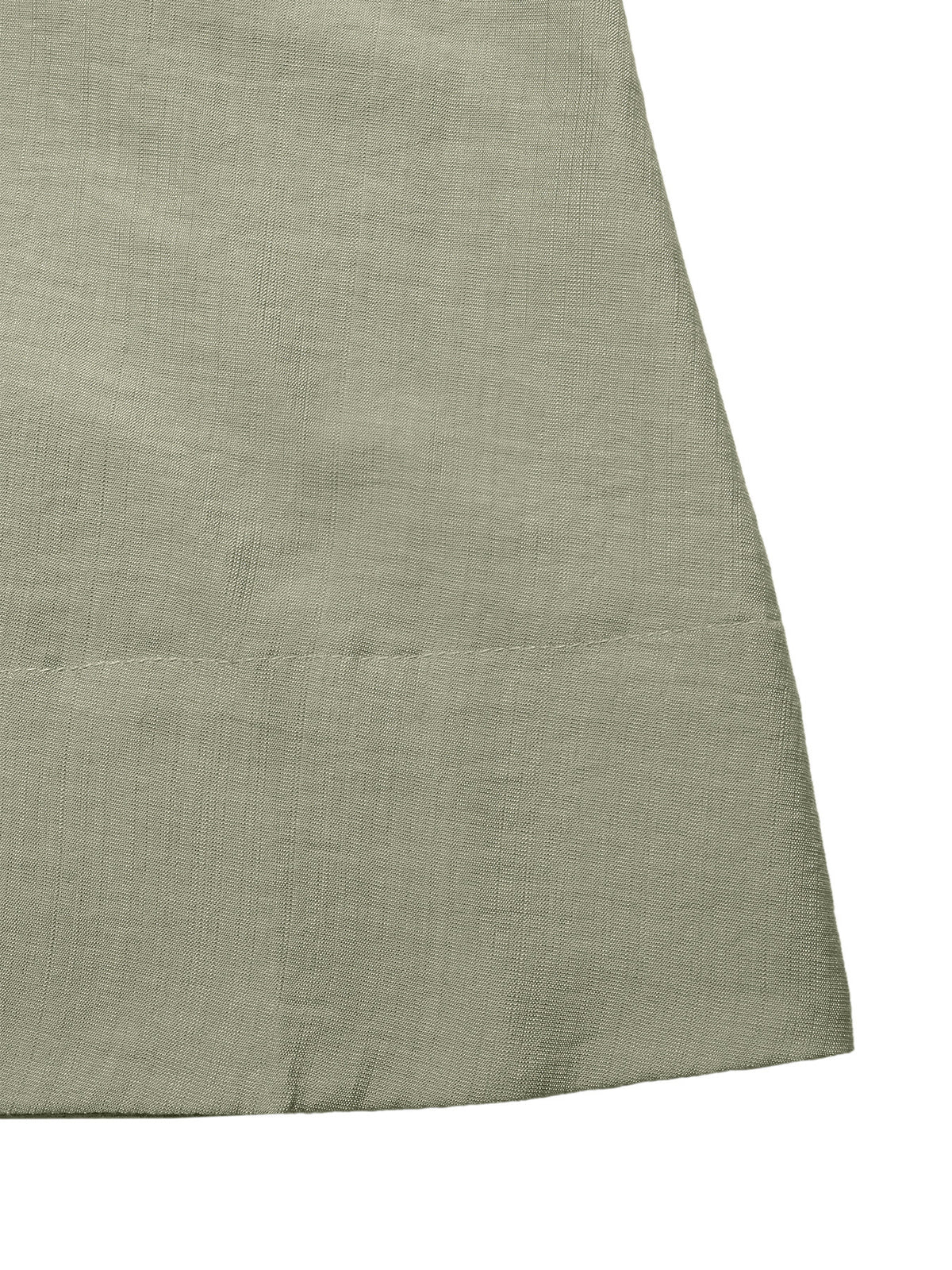 Neckline detail on puff sleeve dress