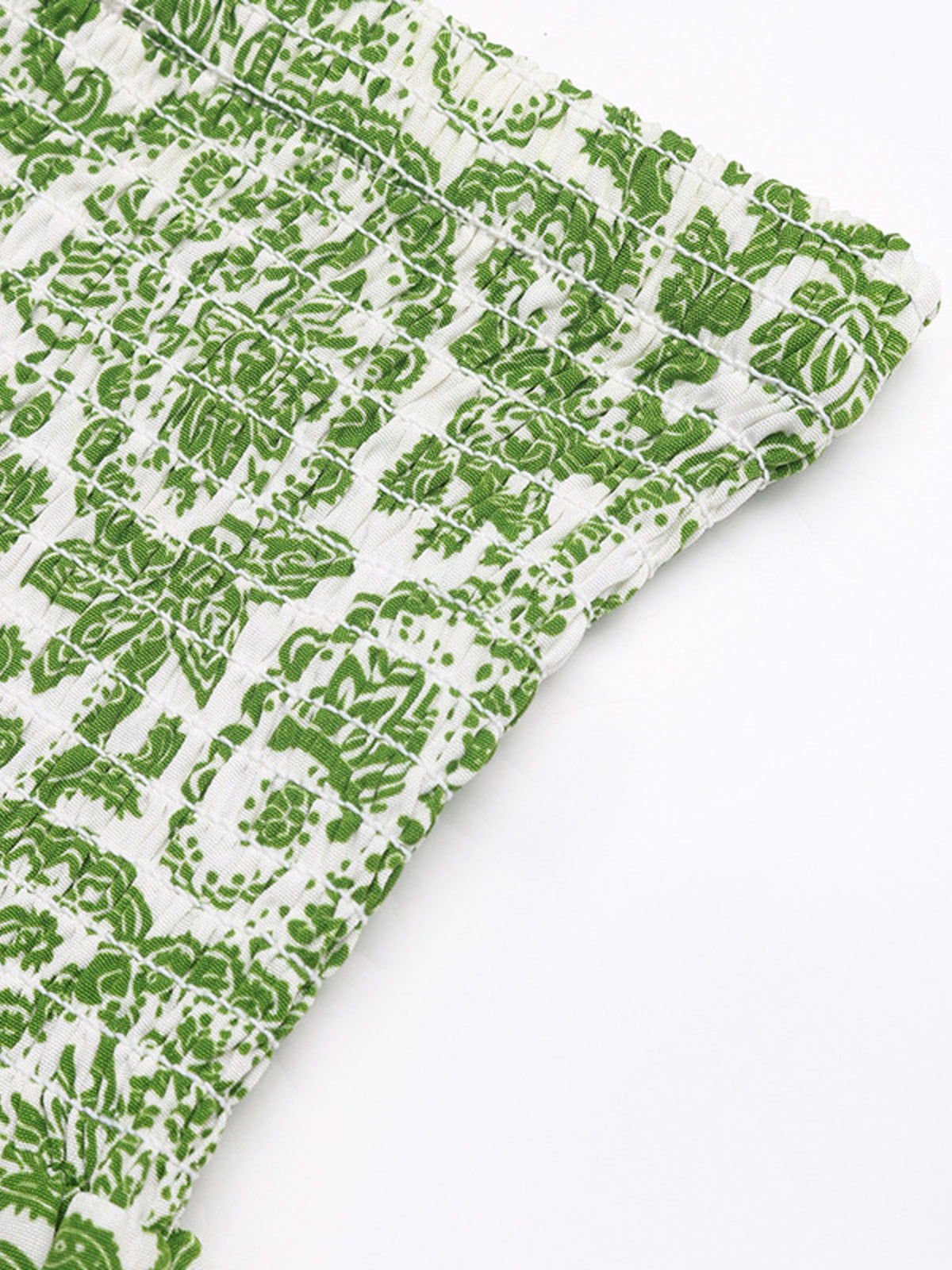 Skirt shown in movement with the print in motion