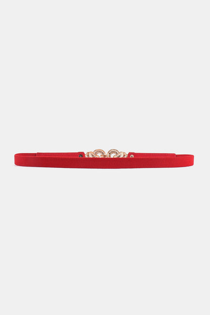 Zinc Alloy Buckle PU Leather Belt - Fashorio