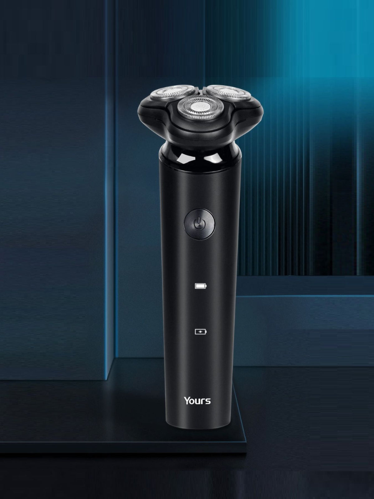 Rotary shaver head detachable detail