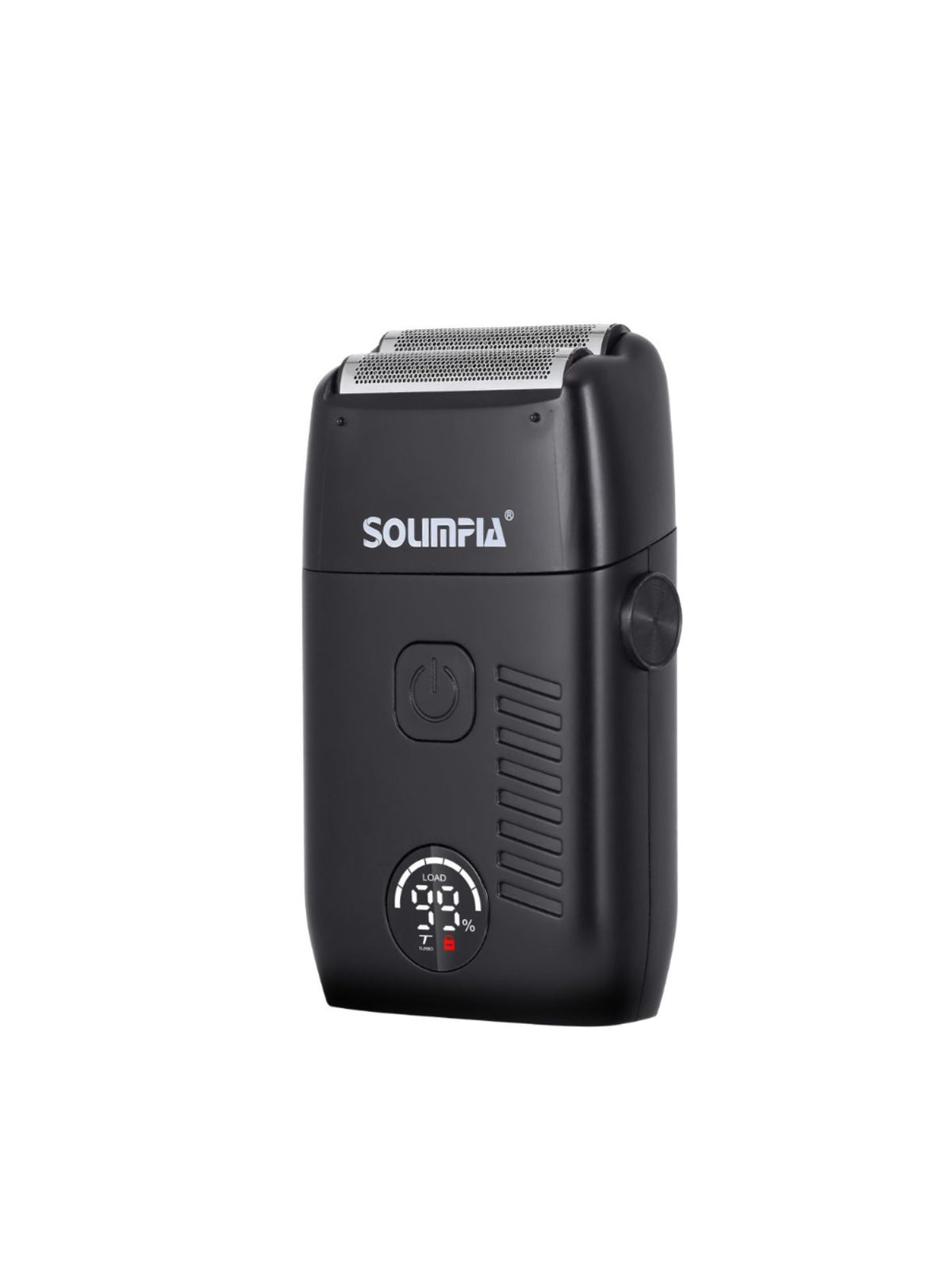 Cordless electric shaver in hand