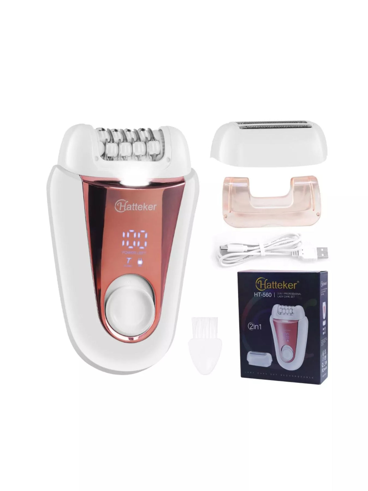 Rechargeable epilator packaging