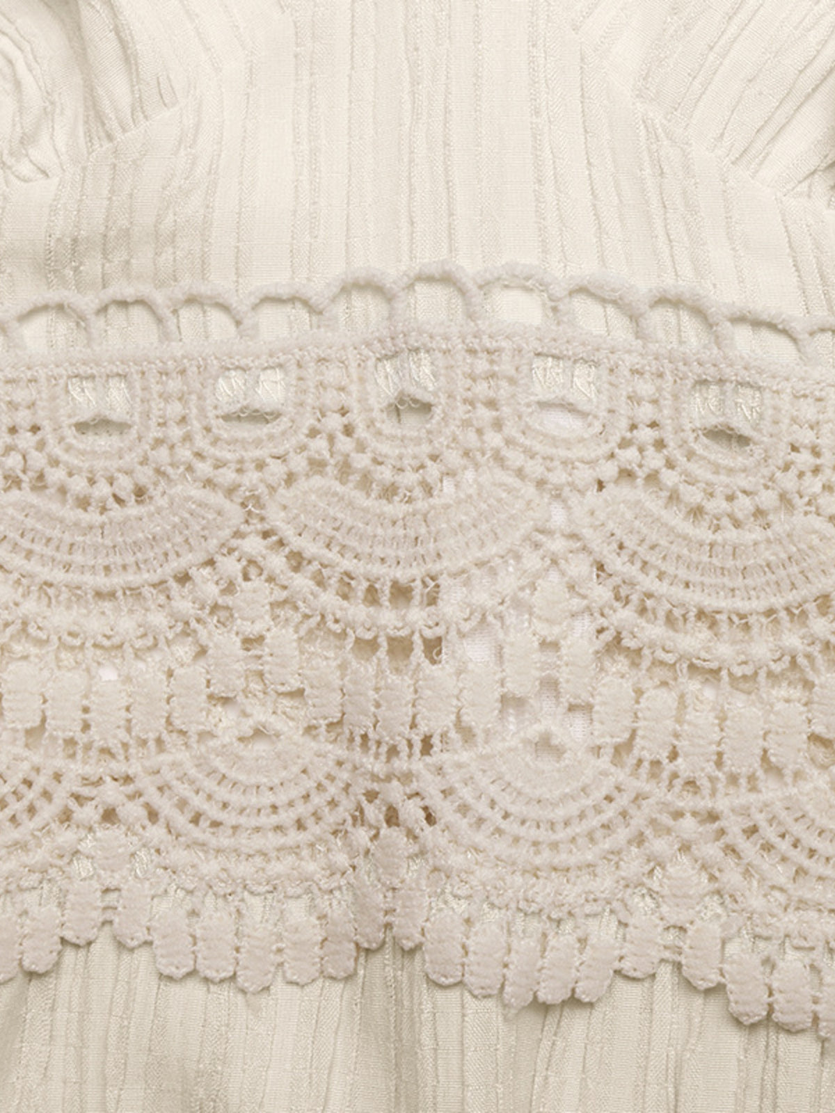 Lace dress back view
